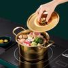 Deepened Korean Ramen Pot Stainless Steel Soup Cooking Pot Kitchen Cookware Stew Pot Hotpot