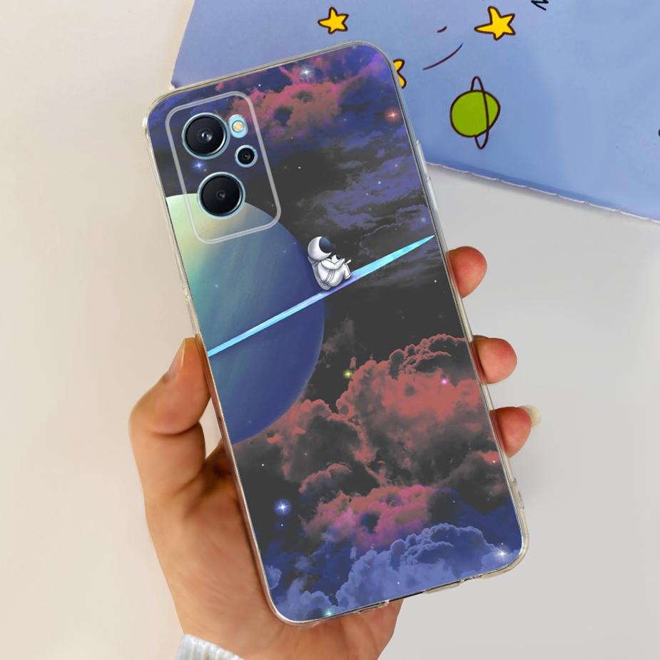 Чехол для Realme 9i RMX3491 Новый модный окрашенный чехол Прозрачный силиконовый мягкий ТПУ чехол для телефона Для Realme 9i 5G RMX3612 Realme9i Fundas