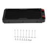 240MM Aluminum Computer Radiator Water Cooling Cooler 18 Tubes Heat Exchanger CPU Heat Sink