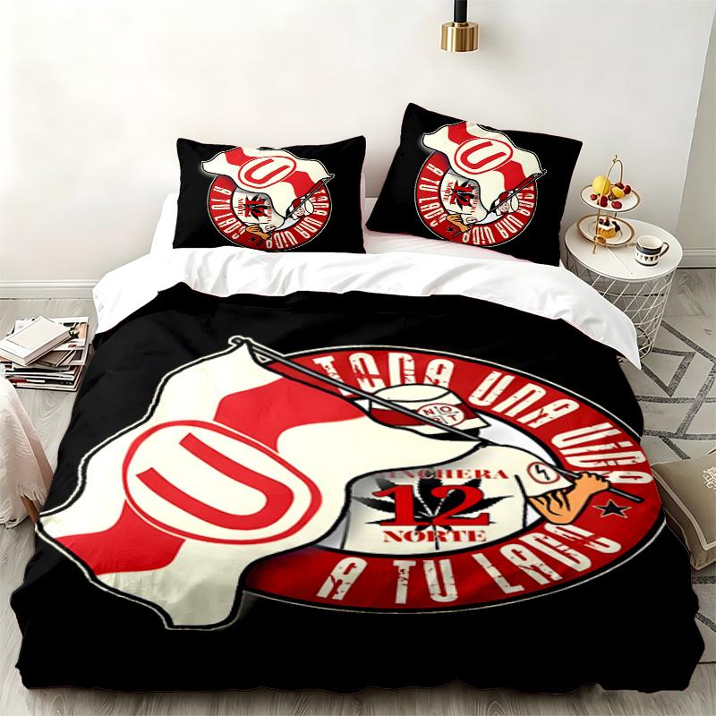 Club Universitario 3pc set Perfect for bedroom use Comfortable bedding set includes a duvet cover and two pillowcases Ideal birthday or Christmas gift
