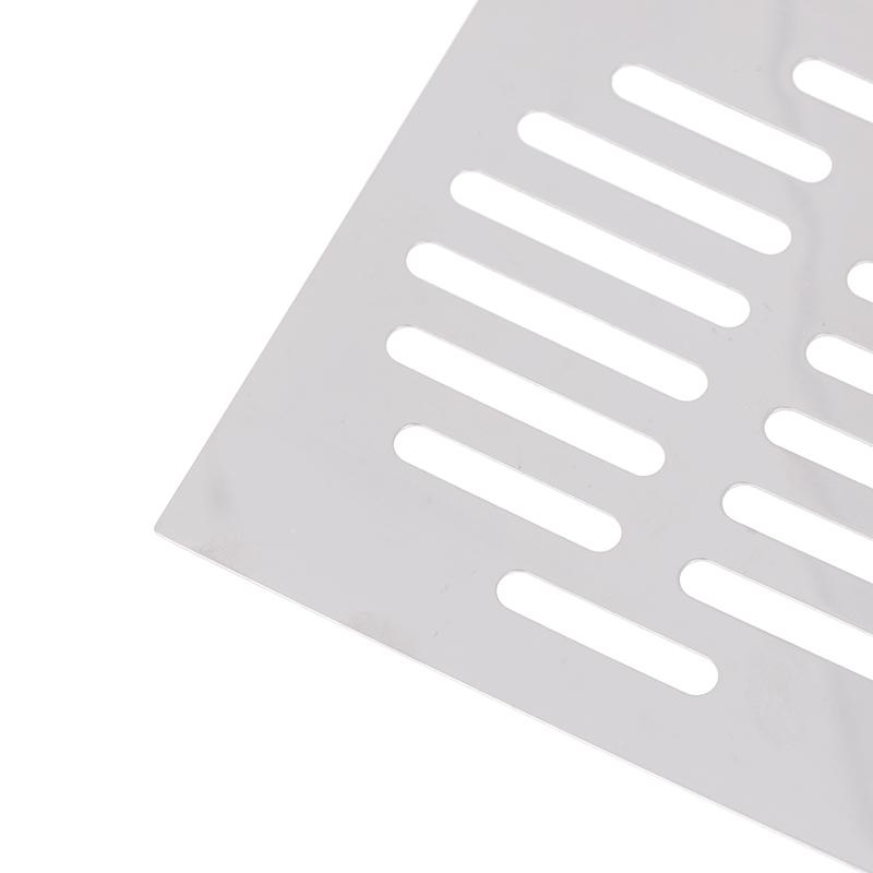 Нержавеющая сталь Слив для пола Сетчатая крышка Квадратное сливное отверстие Уловитель волос для душа Фильтр Пробка Кухонная ванная комната Металлические детали