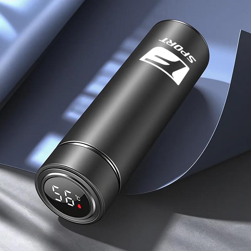 THQP1 Car Emblem Coffee Cup Auto Logo Vacuum Flask Accessories For Lexus F SPORT ES RX NX LS UX LM LX GX LC RZ IS CT GS RC HS SC LBX