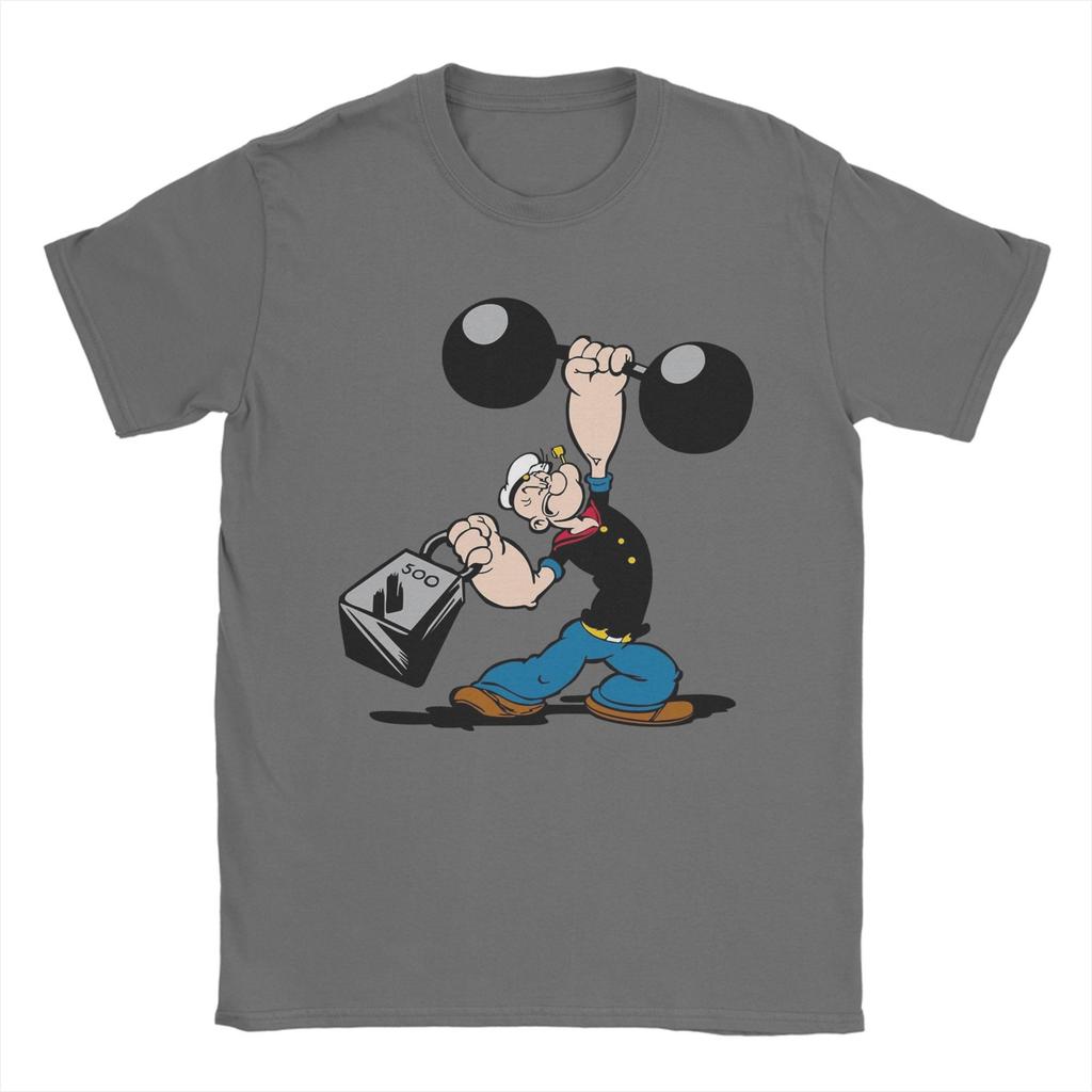 Popeyed T Shirt Unisex Cotton Novelty TShirt O Neck  Tees Short Sleeve Tops Printed