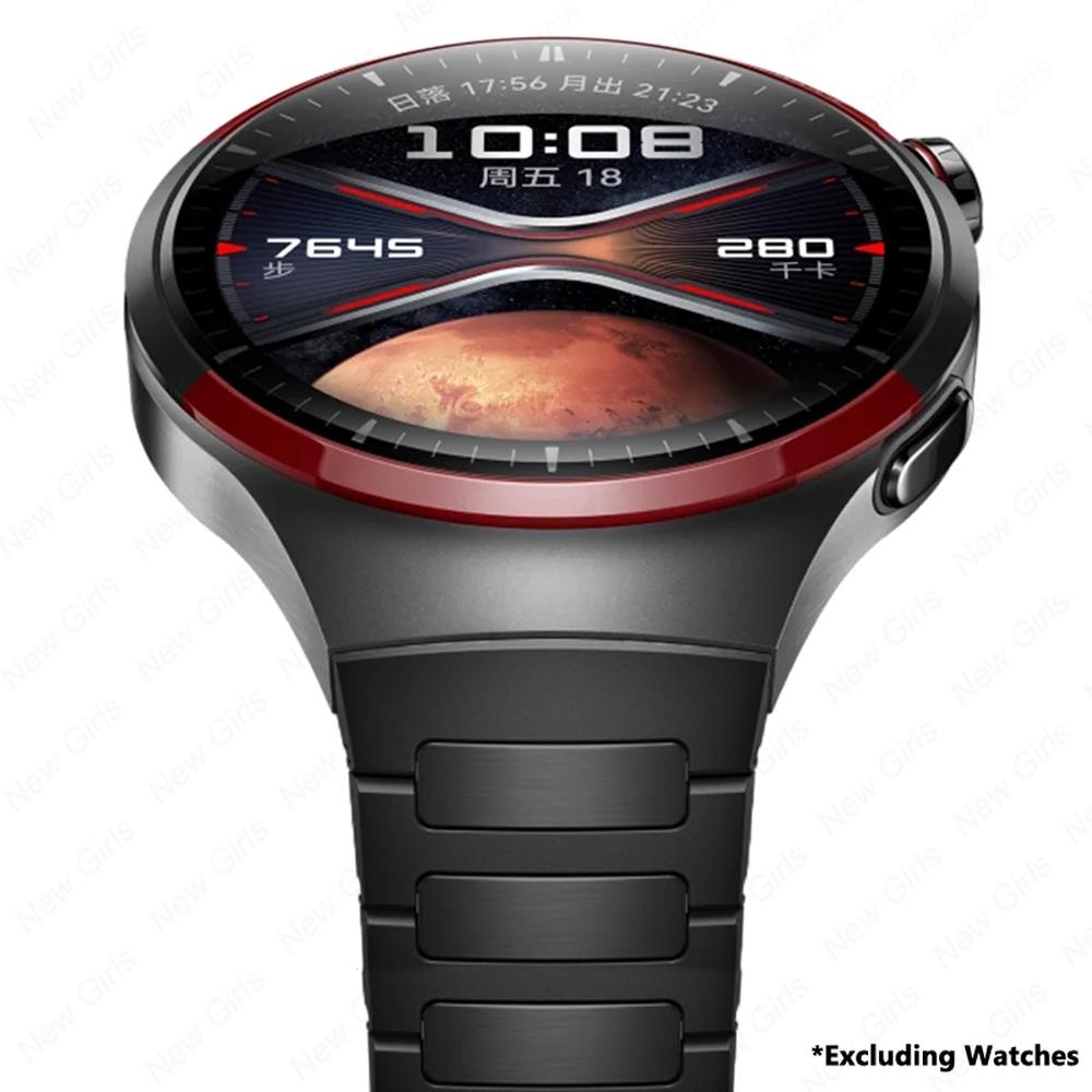 Без зазоров Оригинальный титановый металлический ремешок для Huawei Watch 4 Pro Роскошный браслет для Huawei Watch 4 Pro Деловая ремешок Correa