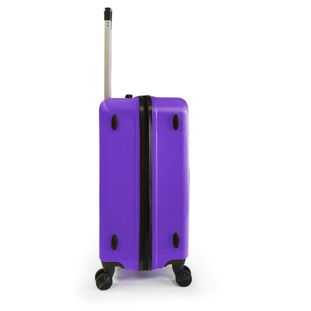 coral high Чемодан среднего размера из АБС-пластика фиолетового цвета 16452