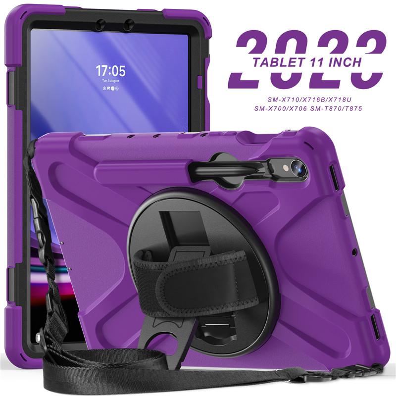 Kids Shockproof Tablet Cover For Samsung Galaxy Tab S10 S9 S8 Ultra 14.6 S7 11" Plus FE 12.4 Inch Case Shoulder Strap Funda Capa