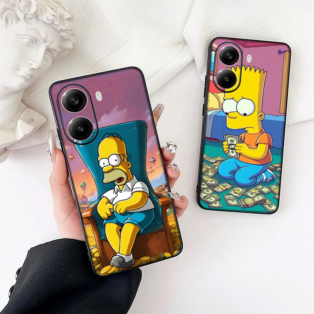 Чехол для телефона S-Simpsons Comics Барт для Xiaomi Poco C85 C65 C75 X7 X6 M6 M8 F7 F8 Ultra F6 Pro Защитный чехол