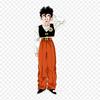 Patches For Clothes Bag Iron On Thermal Stickers Gohan Render Gohan Goku Pattern Washable Heat Transfer