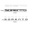 CZFB5 3D ABS SORENTO Letter Logo Rear Bumper Tail Trunk Sticker Car Styling For KIA Sorento 2004-2020 2021 Auto Accessories