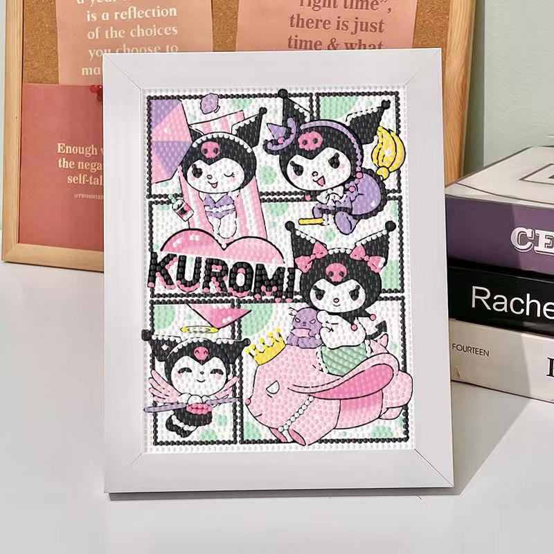 Набор для 5D-алмазной вышивки Sanrio в рамке – Образовательная игрушка для детей