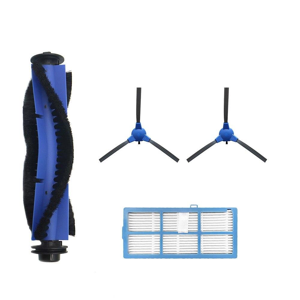 Рулонная основная щетка Моющийся фильтр Боковые щетки Детали ткани для мытья полов для робота-пылесоса Coredy R550 R500 + R600 R650 R750 D400