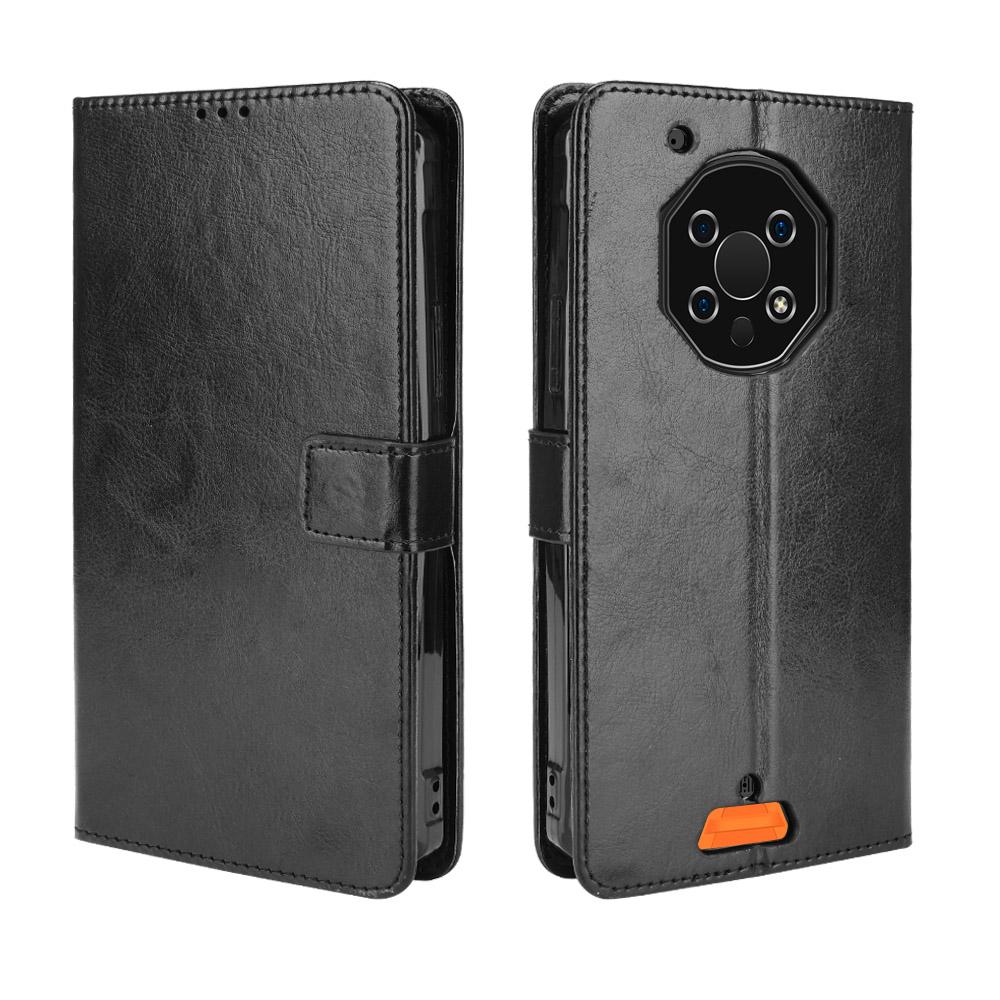 Чехол-бумажник для Oukitel WP13 с подставкой и слотами для карт – Ударопрочный, пылезащитный, деловой, сверхпрочный, кожаный флип-чехол
