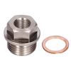 Sensor Adapter M18x1. To 1/8NPT Thread Exhaust Water Temperature Sensor Fitting with Gasket