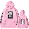 Anime Hoodie Jujutsu Kaisen Gojo Satoru Graphic Hoodies Oversized Hooded Vintage Long Sleeves HoodedMen Women Clothes