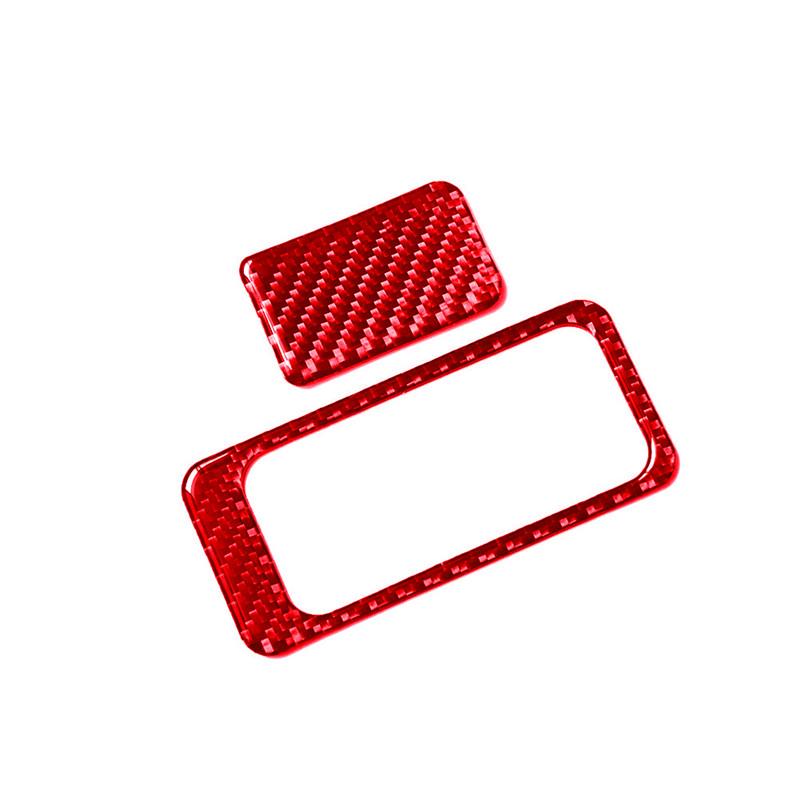 Автомобильные аксессуары для Volkswagen VW Golf 7 GTI MK7 2014-стайлинг автомобиля, внутренние красные наклейки из углеродного волокна