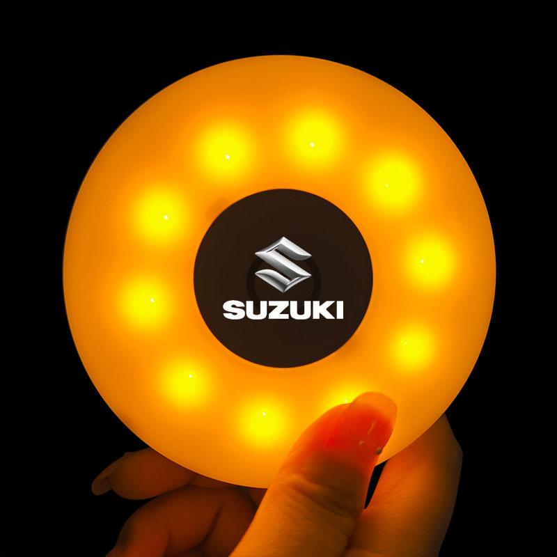 Магнитное основание Потолочный Автомобильный Светодиодный Сенсорный Светильник Освещение Салона Автомобиля Лампа для Чтения для Suzuki Jimny Samurai S-Cross GW250 Swift XL-7 ALTO IGNIS Аксессуары