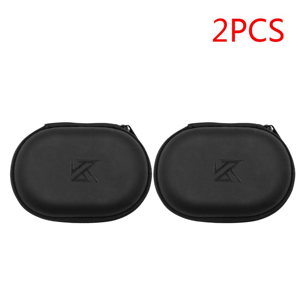 1-20 шт. Наушники KZ Овальная сумка для хранения Проводные наушники PU Чехол для хранения на молнии Портативный чехол-контейнер для KZ BA10 AS10 ES4