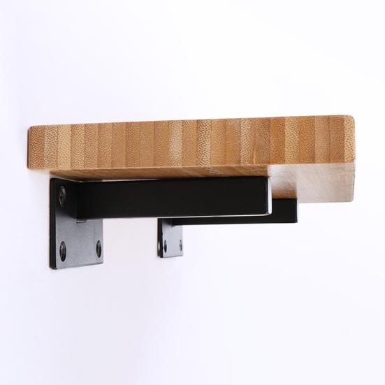 Опора полки Легко монтируемый универсальный Т-образный сверхпрочный плавающий кронштейн для полки для офиса