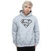 DC Comics Mens Superman Marble Logo Hoodie