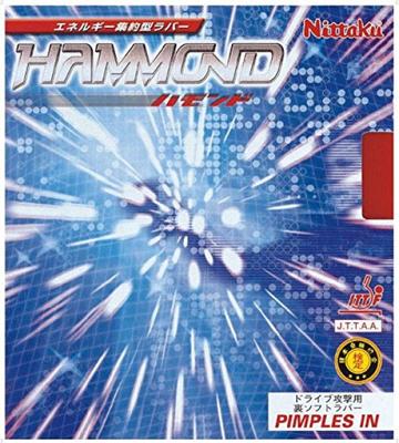Nittaku Table Tennis Rubber Hammond A Black (Thick)