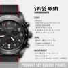 Victorinox SWISS ARMY Аналоговые кварцевые часы-хронограф Черно-красный резиновый ремешок Корпус из нержавеющей стали Сменный бренд Подарок Водонепроницаемые Мужские часы, Циферблат,