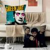 GGreen ROCK Day BAND Pillow Case Pillowcase Doublesided Printed Sofa Cushion Bedroom Headboard Pillow