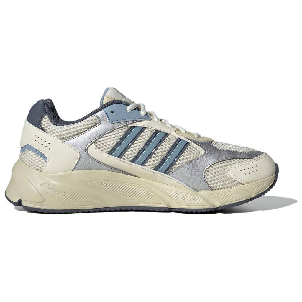 adidas Neo Crazy Chaos 2000 удобные модные нескользящие прочные низкие повседневные кроссовки унисекс бежевые серебристо-голубые JP5665