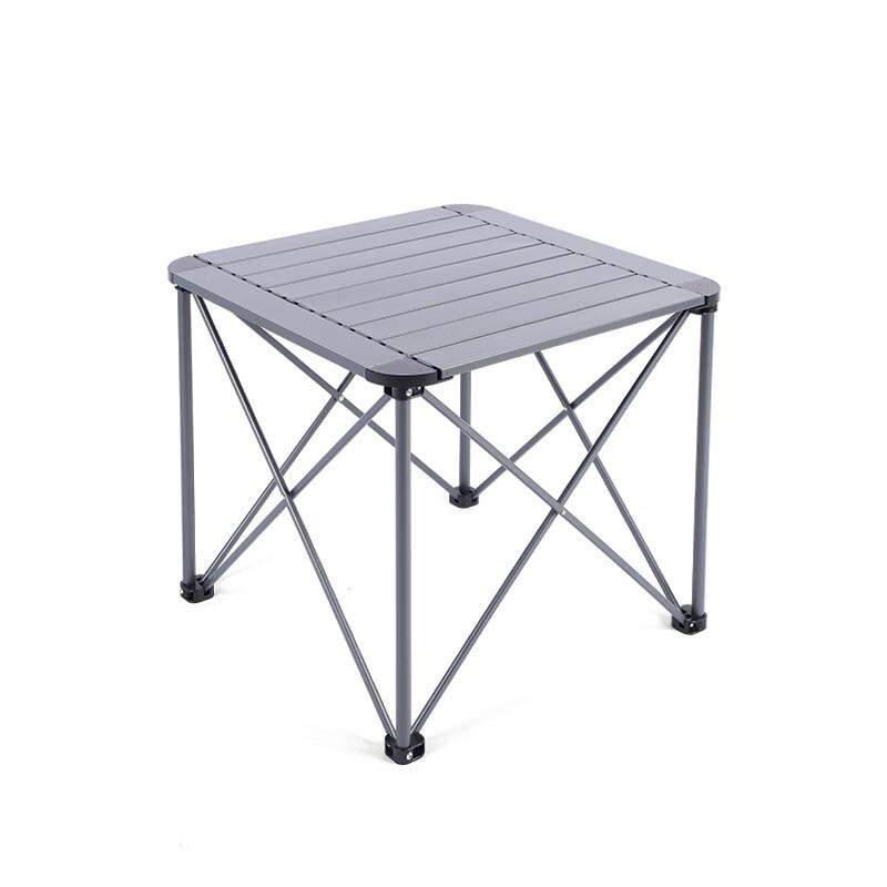 ZISIZ Portable Aluminum Square Folding Outdoor Table