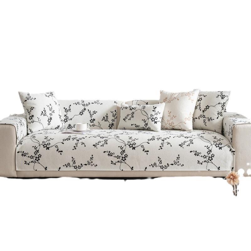 Sofa Cushion Four Seasons Universal Non-Slip Seat Cushion New Simple Modern Living Room Leather Sofa Cover Cover Cloth Towel