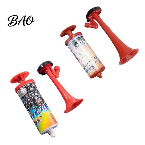 Loud Cheering Horn Large for Soccer Game, Fan Air Wear-resistant Stadium, Hand Pump Megaphone Noise Maker Team Party Festival Hand-pressed
