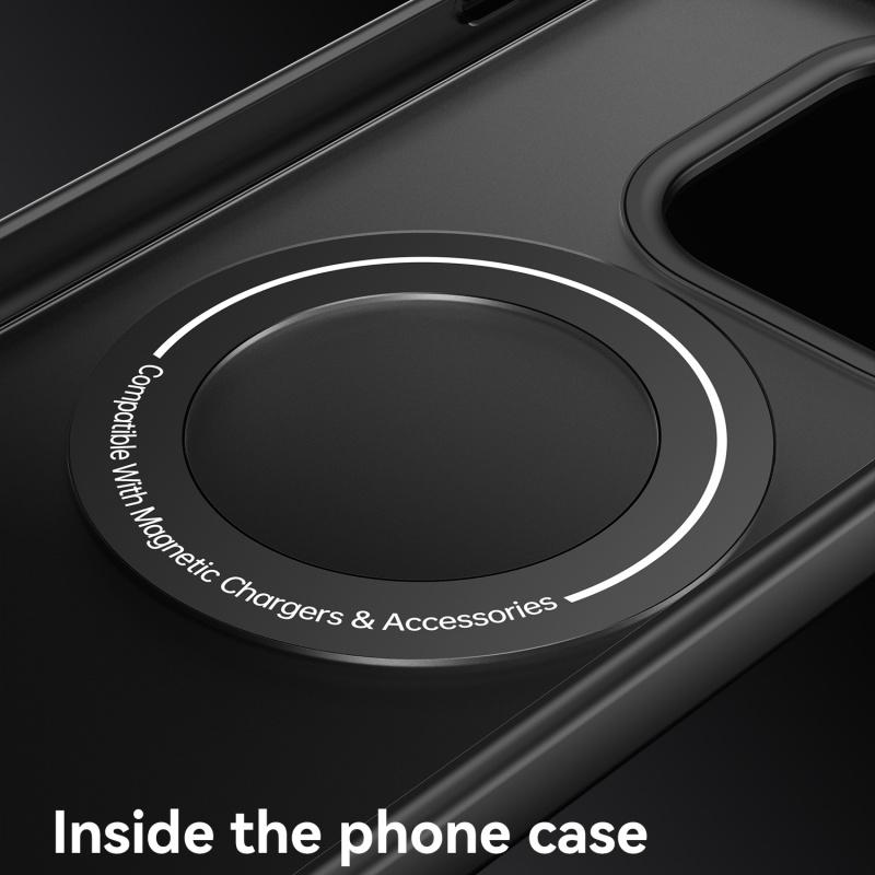 Металлическое кольцо-держатель 360°, противоударный чехол для Oneplus 15, чехол-крышка с поддержкой магнитной беспроводной зарядки
