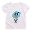 The Wonderfully Weird World of Gumball T-shirt Boy Girl Kids Tops Short Sleeve Baby Boy Tshirts Cartoon Summer Tees Print Funny T-shirt Anime T-shirt
