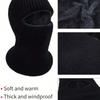 1 шт./компл. Мужская термошапка Зимняя вязаная ветрозащитная маска-балаклава на все лицо, Вязаная шапка с защитой шеи, Теплая термоподкладка для мужчин и женщин