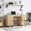 VidaXL Desk Sonoma Oak 140x50x75 Cm Engineered Wood 829575