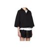 Fear of God Черные мужские топы-поло Essentials с рукавом 3/4 192SU244400F