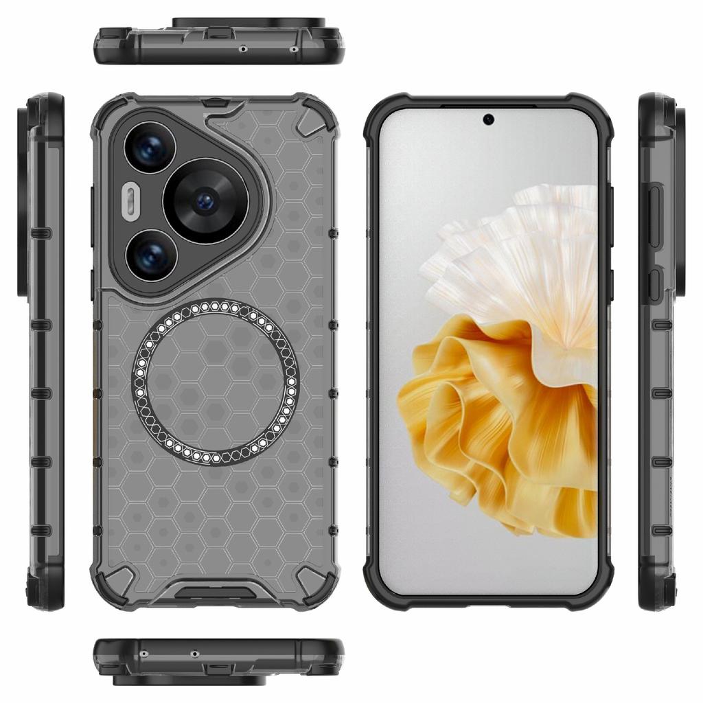 For Huawei Pura 70 Pro/70 Pro+ Honeycomb Case Slim TPU+PC Phone Cover Compatible with MagSafe