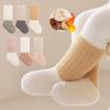 3 Pairs/Lot Baby Socks For Winter Thick Warm Newborn Long Tube Socks Kids Mid Tube Socks For Boys And Girls