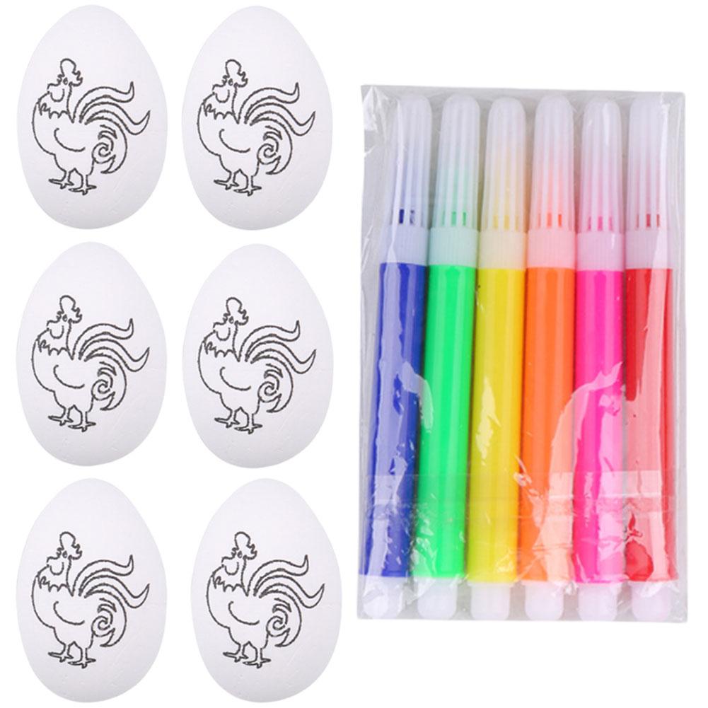 Easter Eggs Painting Kit for DIY Design for Girls and Boys Easter Egg Coloring Craft Kit DIY Easter Toy for Easter Theme Party