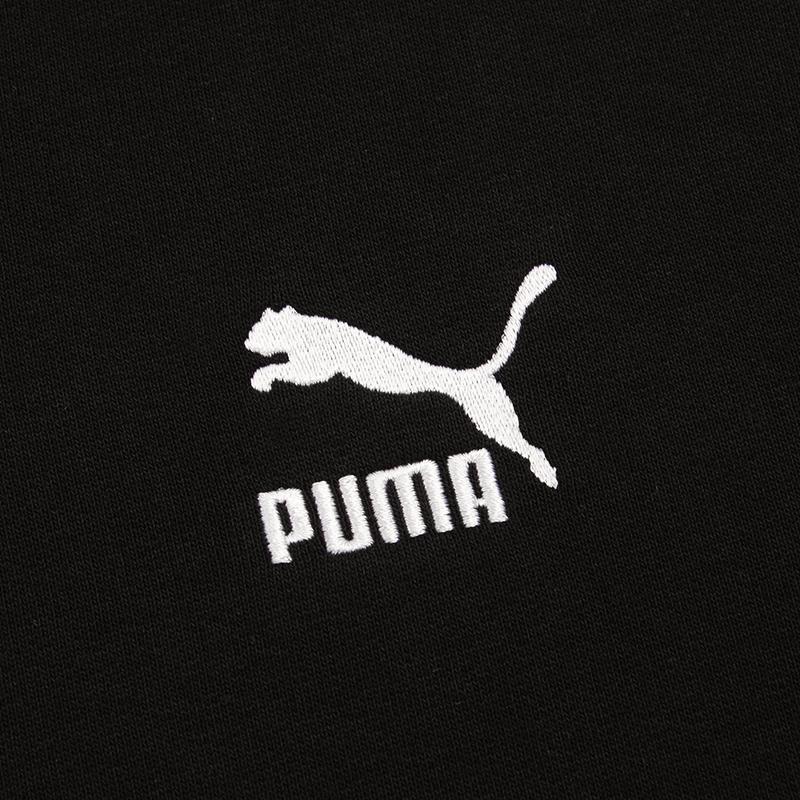 Puma Толстовка Classics Relaxed с длинными рукавами Мужские топы Черный 537686-01