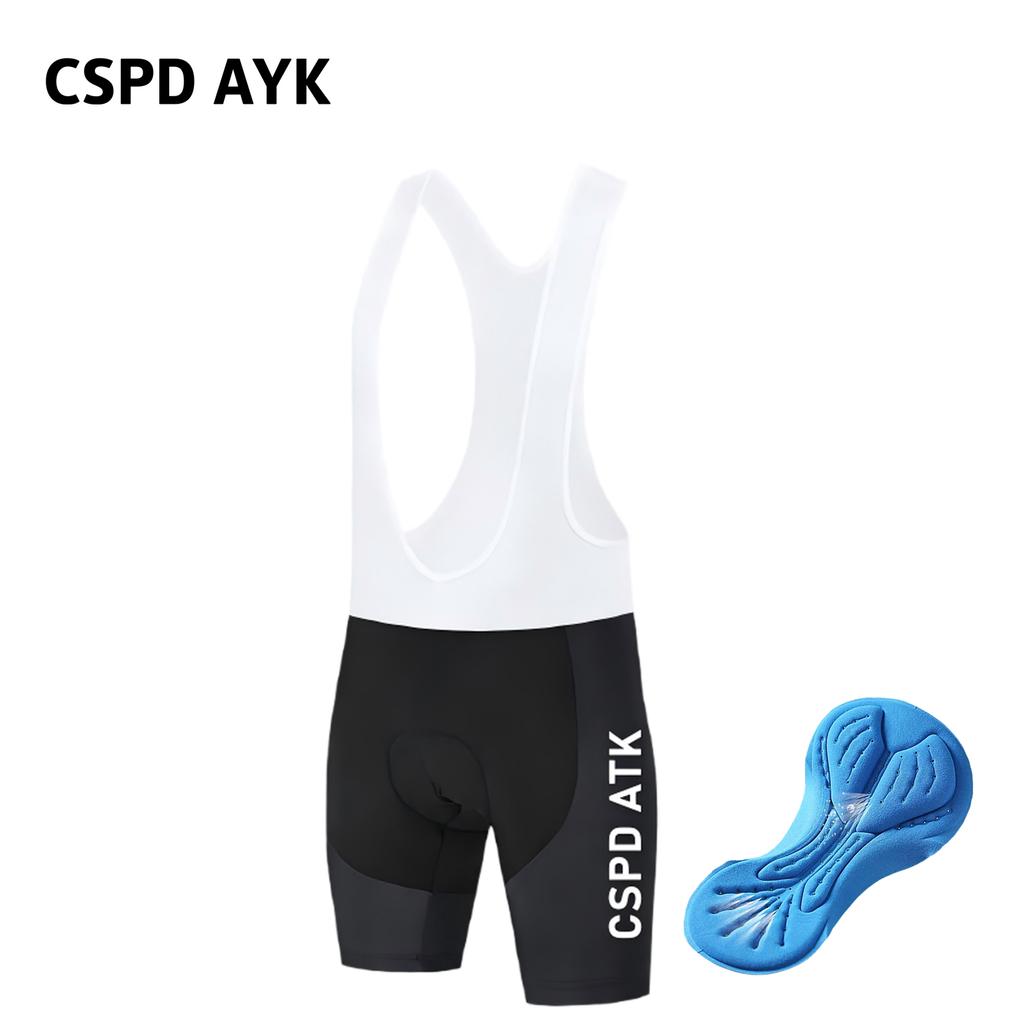Men's Cycling Suit Set Summer Polyester Jersey Sports Shirt Breathable and Comfortable Mountain Bike Riding Bib