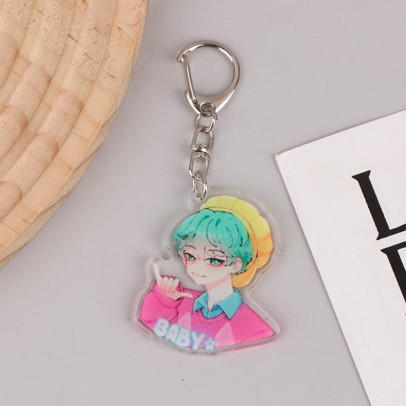 Kpop Охотники на демонов Huntrix Saja Boys Брелки для аксессуаров Ювелирные изделия Руми Зои Джину Мира Продал душу Брелки Подарки для фанатов