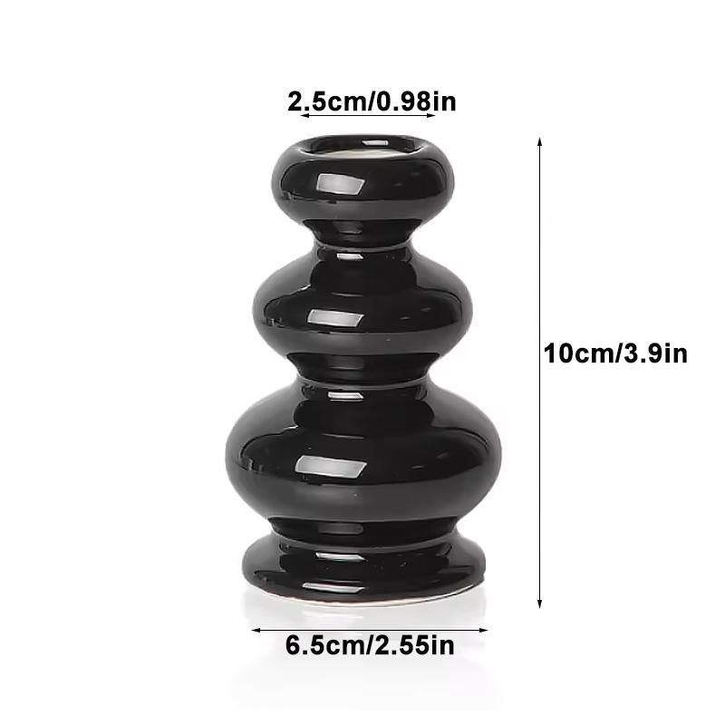 1Pc Candle Holder Nordic Style Multifunctional Table Decoration Romantic Ceramic