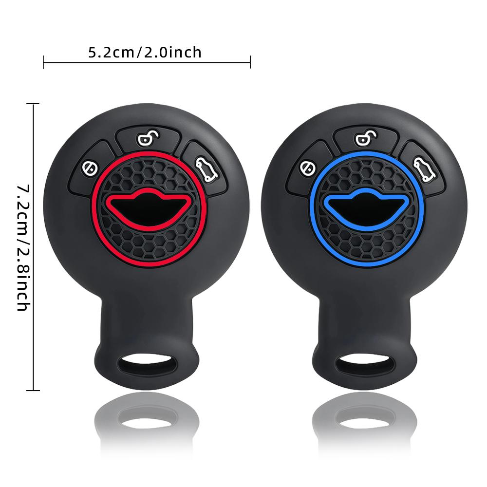 Силиконовый чехол-брелок для ключа автомобиля For Bmw Mini Cooper R56 R57 R58 Cabrio R60 R61 Clubman Countryman