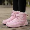 Children Winter Shoes Plush Waterproof Fabric Casual Non-Slip Boys Girls Shoes Rubber Sole Snow Boots Fashion Warm Outdoor Boots