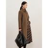 JUZI Annakou Women's Elegant Wool & Cashmere Belted Long Coat