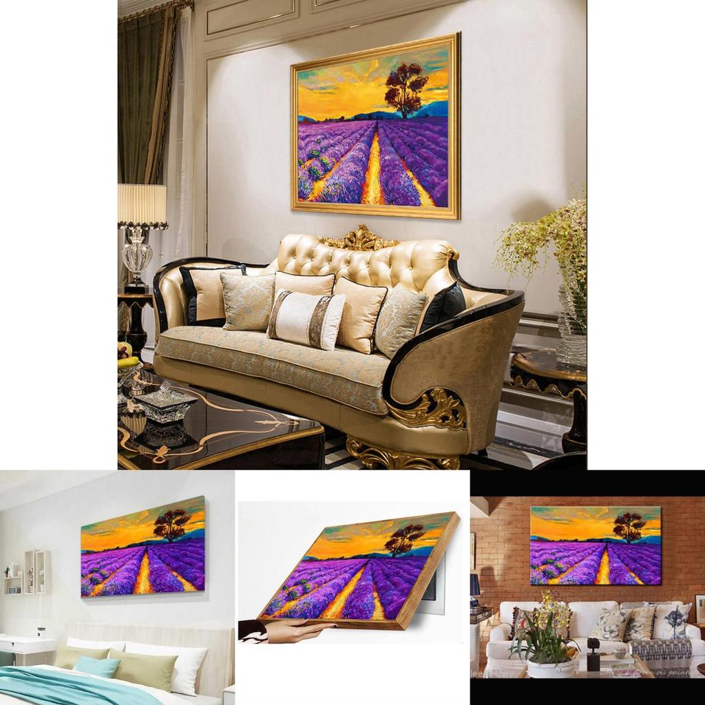 Элегантный холст 40x60см без рамы, пейзажная живопись для гостиной