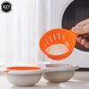 Круглый поширник для яиц в микроволновке с двойной чашкой и сливом, пароварка для яиц, кухонная посуда пищевого качества, паровая миска для яиц, яйцеварка, кухонные принадлежности