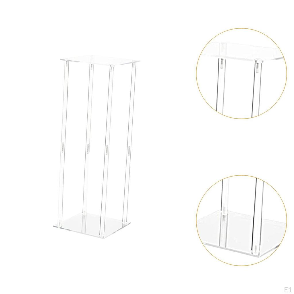 Акриловая подставка для цветов ваза напольный прозрачный пьедестал свадебные центральные украшения для дома