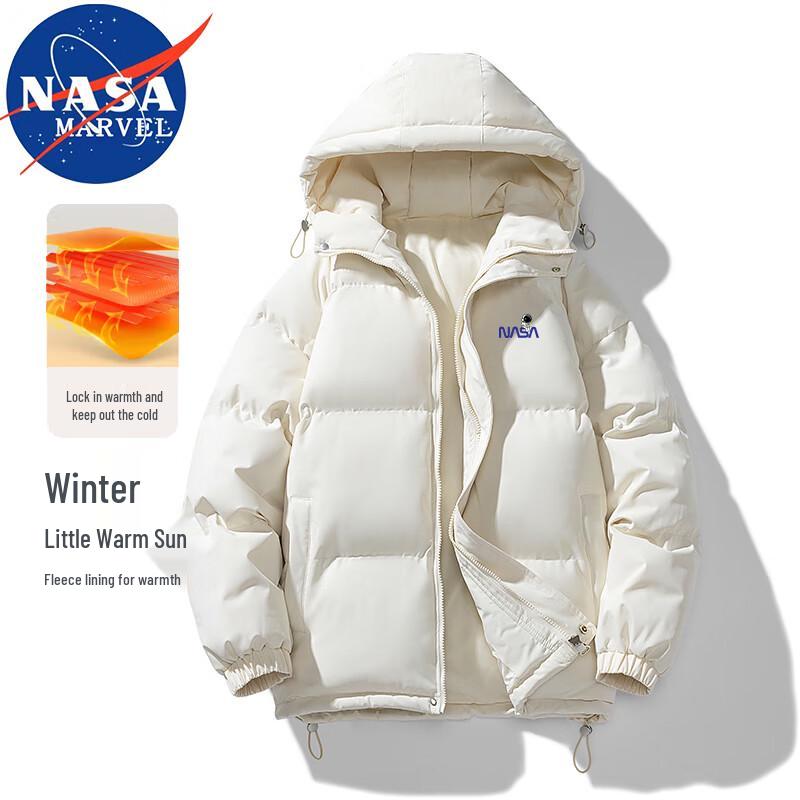 Мужская водонепроницаемая зимняя куртка с капюшоном NASA MARVEL