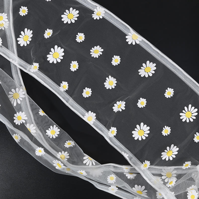 Универсальный уловитель семян для клеток для птиц для использования в помещении/на улице, эластичная регулируемая мягкая сетка с ромашковым узором, защита от разбрасывания семян для круглых и квадратных клеток